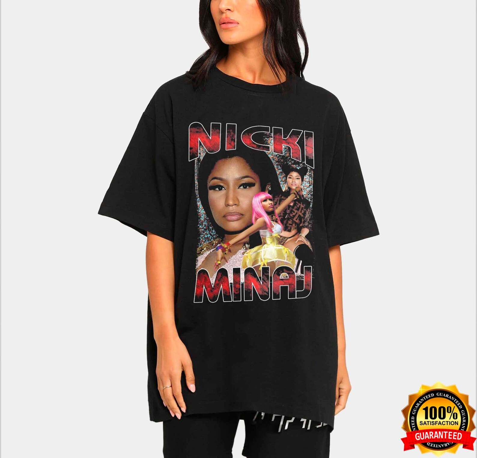 Nicki Minaj Shirt Nicki Minaj Tshirt 90s Retro Vintage Rap Etsy