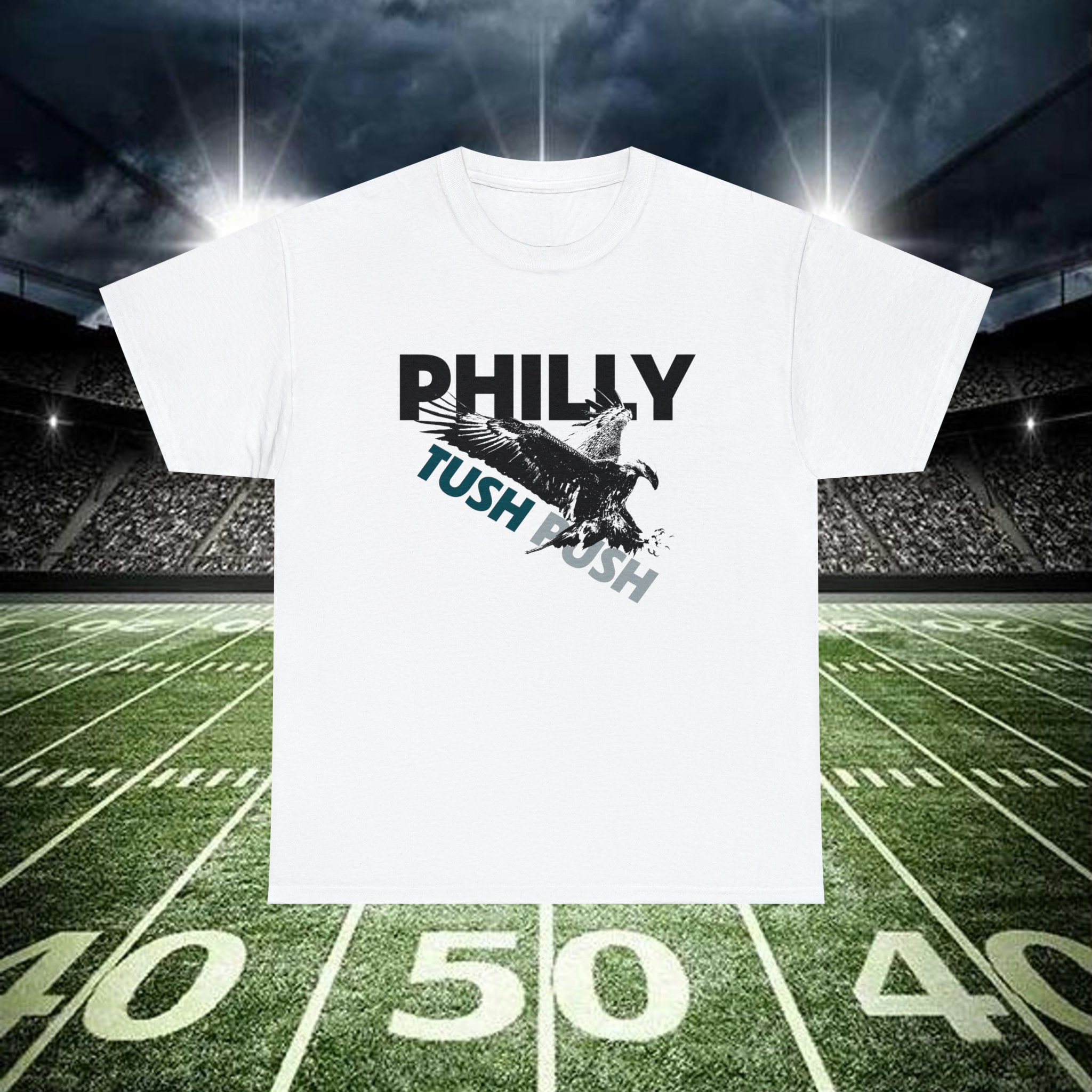 Philly Tush Push, Philadelphia Eagle Football T Shirt, Philly Football T-Shirt, Philadelphia Eagles Shirt, Eagle merch