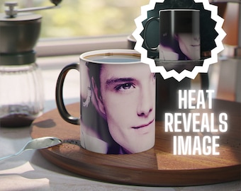 Whistle Josh Hutcherson Color Changing Mug | Magic Mug, Funny Gifts, Whistle meme, Josh hutcherson mug, whistle mug