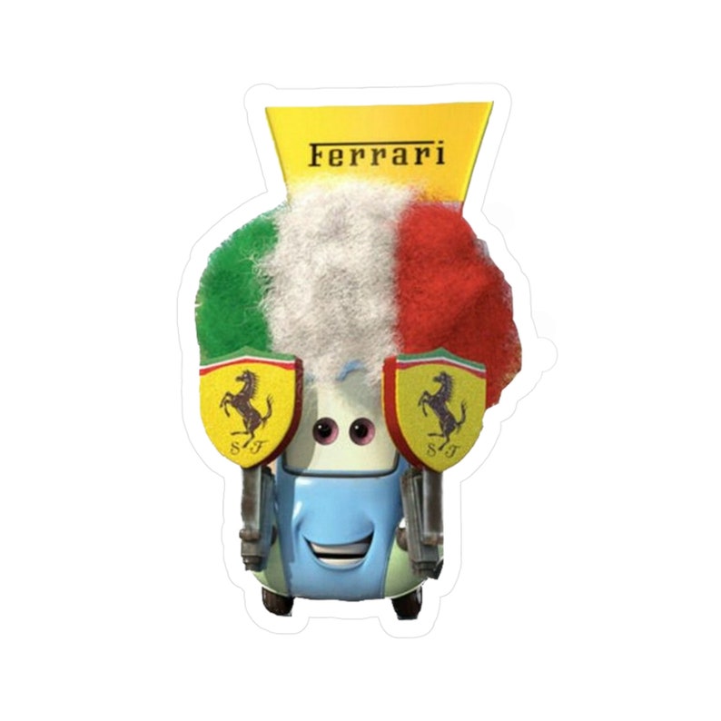 Luigi Ferrari F1 , Formula 1 gifts, formula 1 stickers, f1 gifts, f1 funny, f1 stickers, ferrari stickers image 2