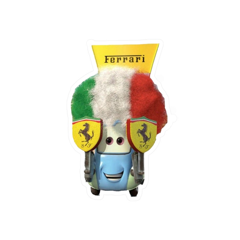 Luigi Ferrari F1 , Formula 1 gifts, formula 1 stickers, f1 gifts, f1 funny, f1 stickers, ferrari stickers image 6