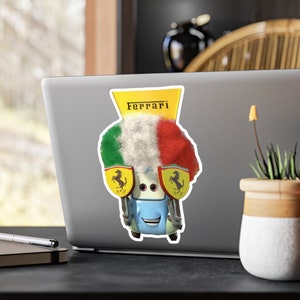 Luigi Ferrari F1 , Formula 1 gifts, formula 1 stickers, f1 gifts, f1 funny, f1 stickers, ferrari stickers image 4