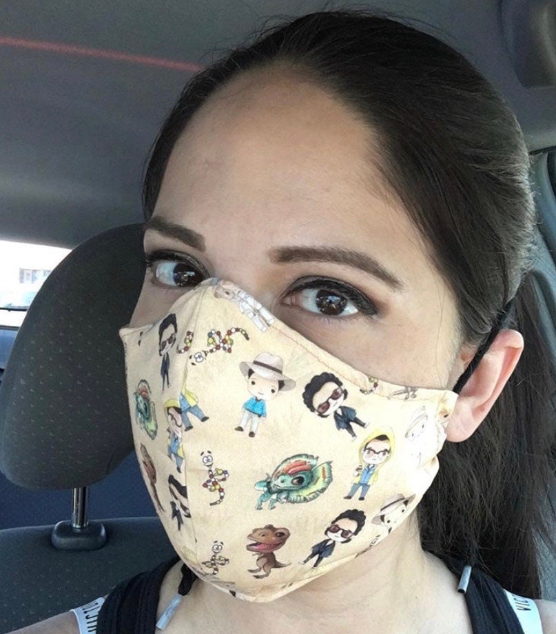 Jurassic Park Dinosaur Face Mask