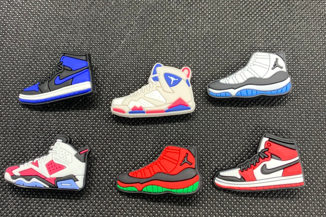 Shoe Charms Clog Charms Sneakers Charms Retro Jordan Etsy