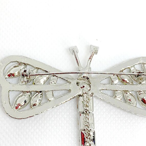 VINTAGE 1980s Articulated Dragonfly Pin - image 5