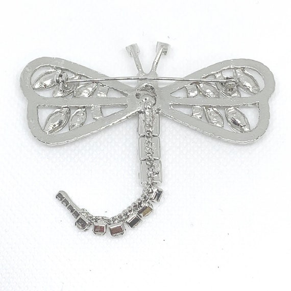 VINTAGE 1980s Articulated Dragonfly Pin - image 4