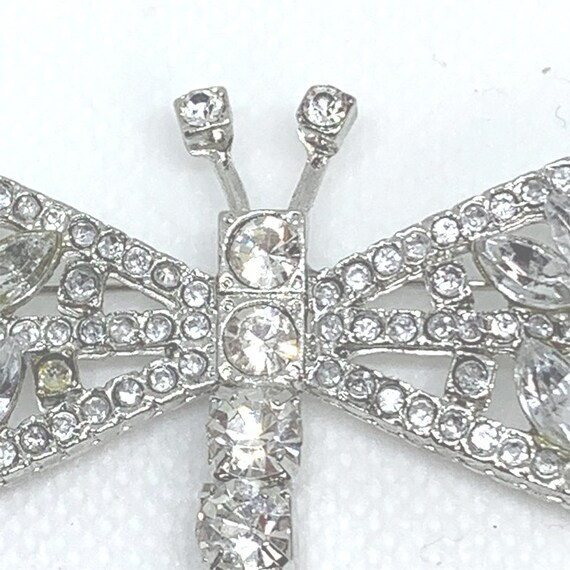 VINTAGE 1980s Articulated Dragonfly Pin - image 2