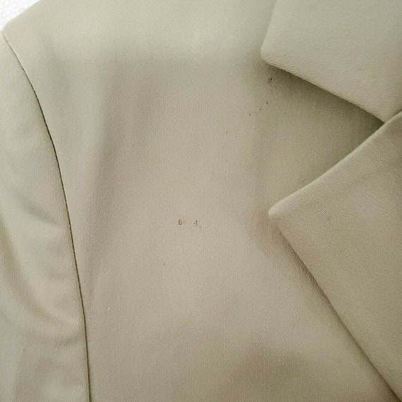 Women's Beige Jacket Work Blazer Casual Suit Line… - image 6