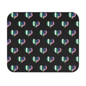 Podkładka pod mysz Nigeryjska flaga amerykańska Akcesorium komputerowe Duma Nigerii Duma amerykańska Duma kulturowa Etniczność