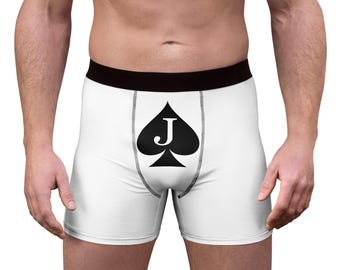 Herren Pik-Jack Boxer Briefs Weiß Unterwäsche Swinger-Lebensstil spielt gut mit anderen LGBTQ
