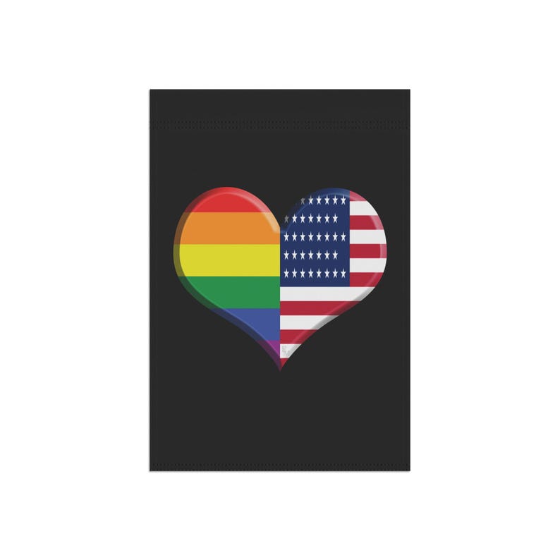 Black Rainbow American Banner Love is Love Flag LGBTQ Lovers IYKYK Gay Banner Pride Banner American Pride image 4