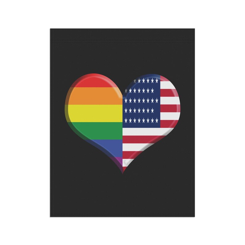 Black Rainbow American Banner Love is Love Flag LGBTQ Lovers IYKYK Gay Banner Pride Banner American Pride image 8