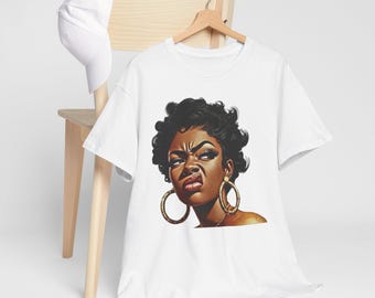 Disgusted Doll Face Tshirt Short Sleeve Tee Trendy Shirt Sarcastic Graphic Summer Top Fun Gift for Her