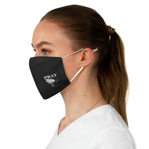 Prayer mask | Spiritual Face Mask | Womens Face Mask | Mask With Saying | Adjustable Face Mask | Melanin Face Mask |  Face Mask Gift