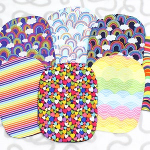 Stoma Bag Covers - Rainbow/Multicoloured, Assorted Patterns Available