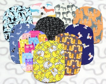 Stoma Bag Covers - Animals, Assorted Patterns Available, Cats, Dogs, Ducks, Rabbits, Zebras, Sea Creatures and more