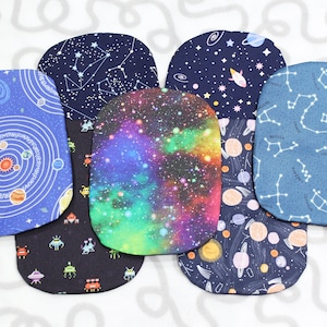 Stoma Bag Covers - Assorted Space Themed Patterns Available, Glow in the Dark, Galaxy, Planets and More
