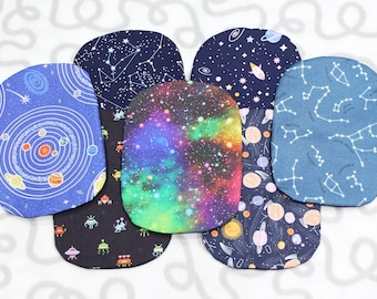 Stoma Bag Covers - Assorted Space Themed Patterns Available, Glow in the Dark, Galaxy, Planets and More