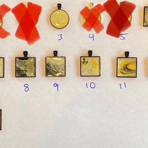 Yellow Necklace Pendants