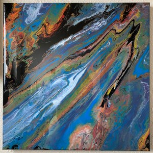 Rainbow Spear, original canvas