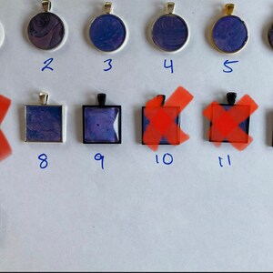 Purple Necklace Pendants