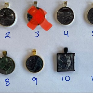 Peahen Necklace Pendants