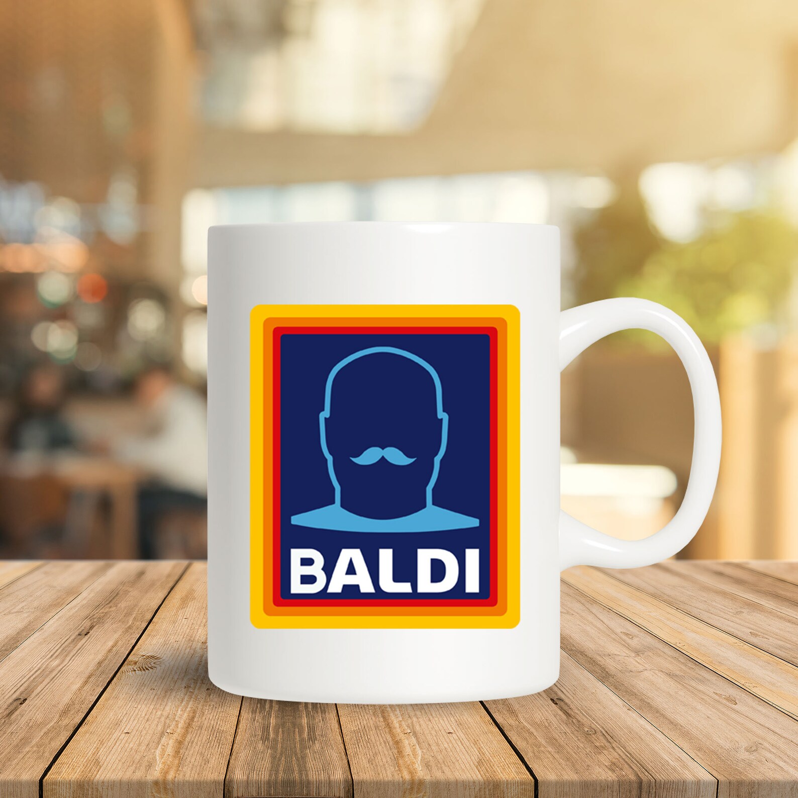 Baldi Gift Mug Funny Bald Mens Funny Gift For Bald Man Etsy