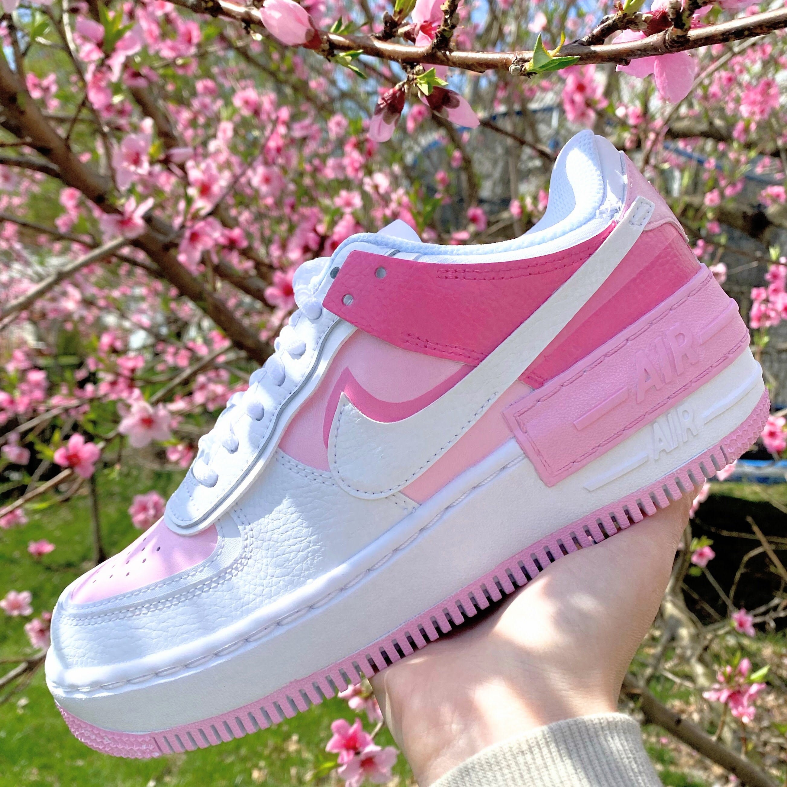 hot pink air force ones