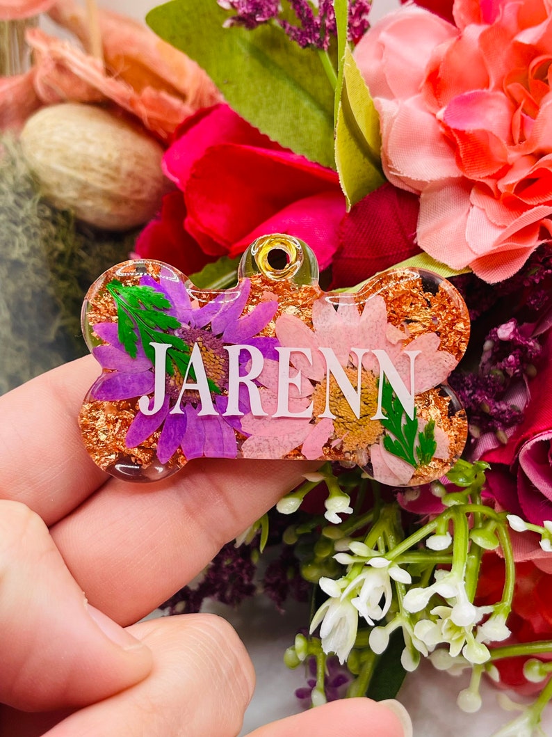 Harpercustom Pet Tags Dog Tag Pet Tag Resin Tags Pet ID Etsy