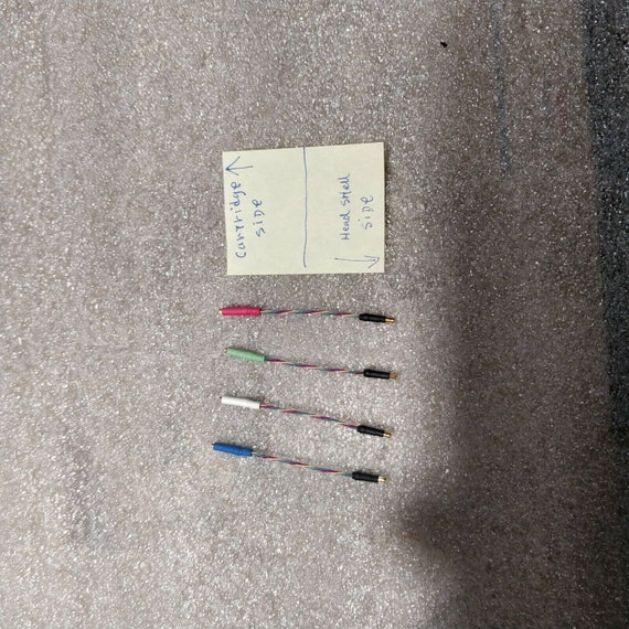 Custom Made Reference Headshell Lead Wires for Turntables