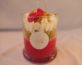 Strawberry Shortcake Candle