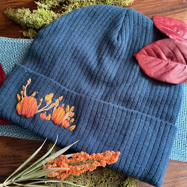 Custom Hand Embroidered Beanies