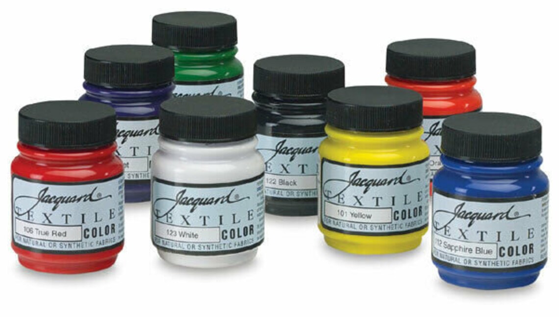 Jacquard Textile Color Fabric Paint 2.25 oz Pick Colors BUY Etsy