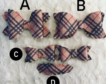 burberry baby hair bow