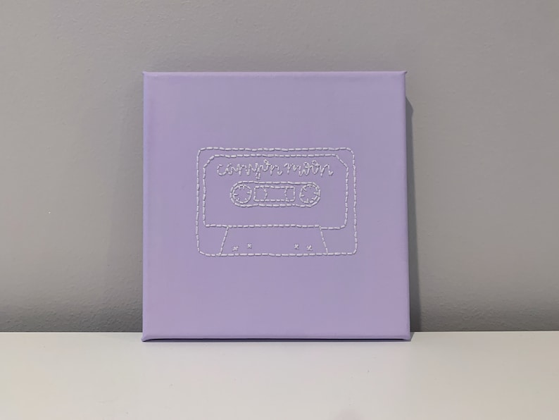 CUSTOM Embroidered Cassette Canvas