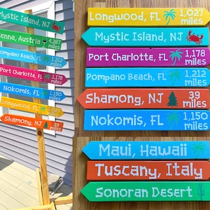Beach Signs, Wooden Arrow Signs