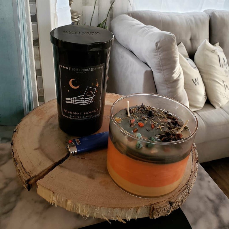 Court Adjourned Black Candle Tobacco Halloween Spell Etsy