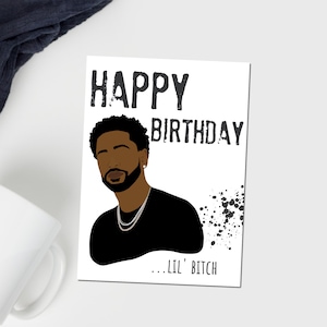 Carte d'anniversaire Big Sean, joyeux anniversaire petite garce