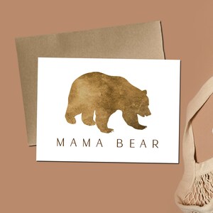 Mama Bear - Carte de vœux