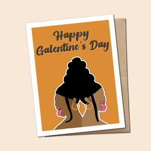 Happy Galentine's Day - Carte de voeux WAP inspirée des étalons Cardi B et Meg Thee