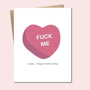 Carte de fête des pères Fuck Me Happy pour mari | Papa sexy | Papa d'humour adulte coquin de <br> Vous avez des idées ? Note d'amour romantique | Cadeau pour conjoint(e) sexy