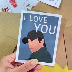 Je t'aime - Carte de vœux inspirée de Joe Goldberg