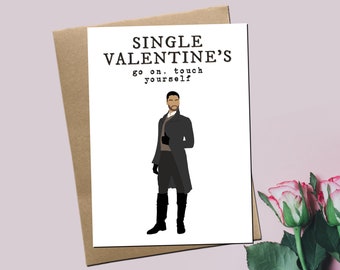 Single Valentine's - Greeting Card Inspired By Bridgerton