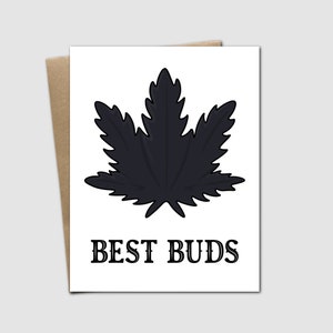 Carte de voeux Best Buds - Weed
