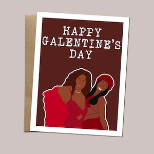 Lizzo et SZA - Carte de vœux de la Fête de Galentine