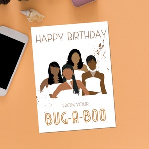 Carte d'anniversaire de Bug-A-Boo, l'enfant de Destiny : un joyeux anniversaire