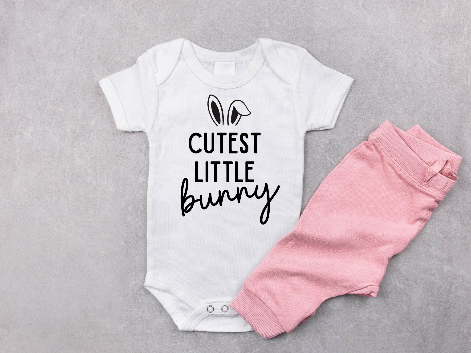 Cutest Little Bunny Svg / Baby Easter Svg / Family Bunny Svg / Kids ...