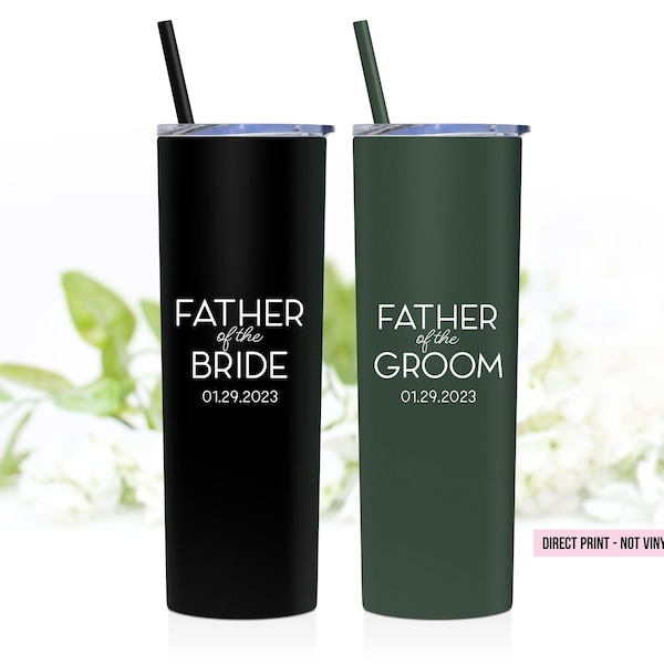 Father of the Bride or Groom Tumbler | Father of the Groom or Bride Gift | Stepfather of the Bride Cup | Stepfather of the Groom Gift