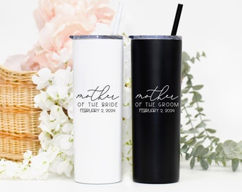 Mother of the Bride Gift | Mother of the Groom Cup | Mother of the Groom Gift | Mother of the Bride Tumbler with Straw