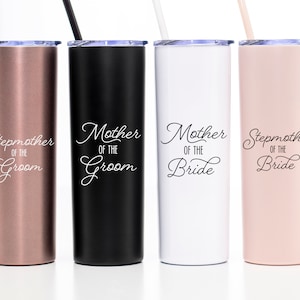 Mother of the Bride or Mother of the Groom Tumbler Stepmother of the Bride or Groom Gift Stepmom of the Bride Cup Mother of the Bride image 9
